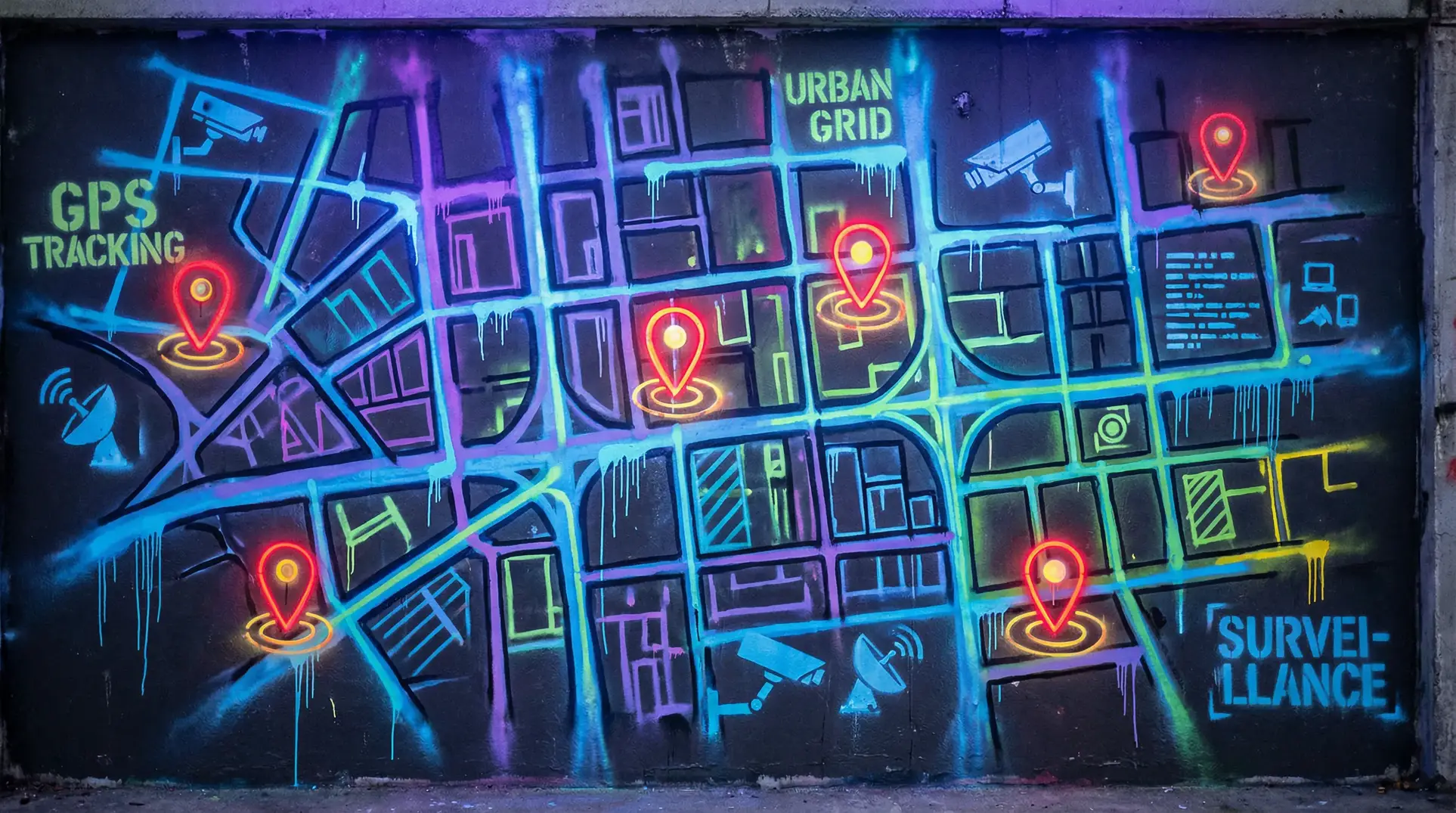 qvod 东京热 狗仔追踪地图 - 城市涂鸦风格